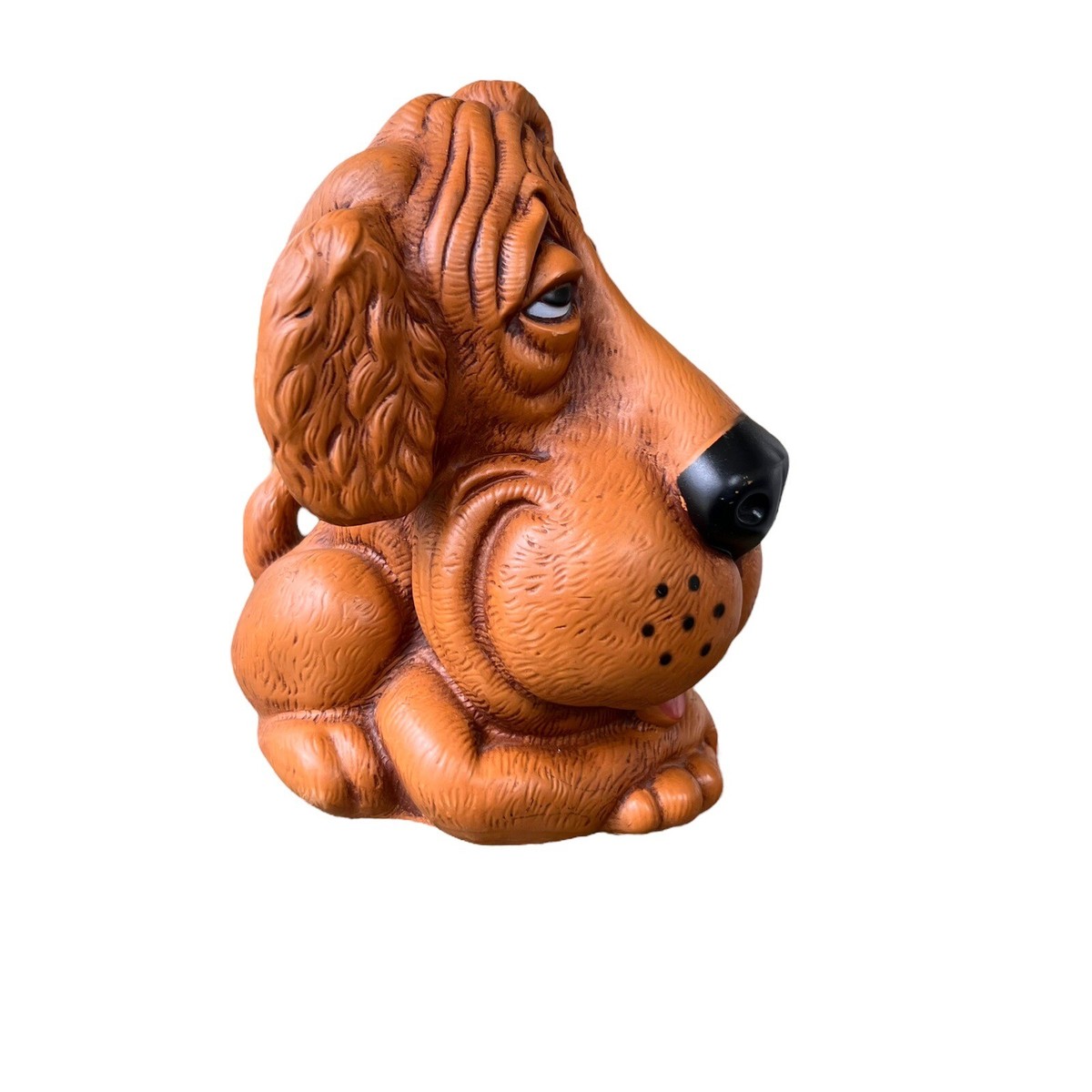 1972 Niagra Products Basset Hound Sleepy Droopy Dog Bank Vintage