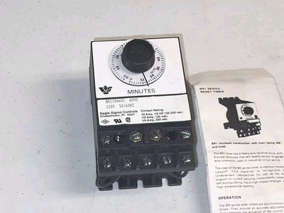 GW EAGLE SIGNAL BR110A601 TIMER 120V 50/60HZ 10A 125-250VAC 1/3HP 1/4A 250VDC