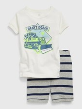 NWT Baby Gap Boys Heavy Dozer Bulldozer construction truck Pajamas Shorts u pick
