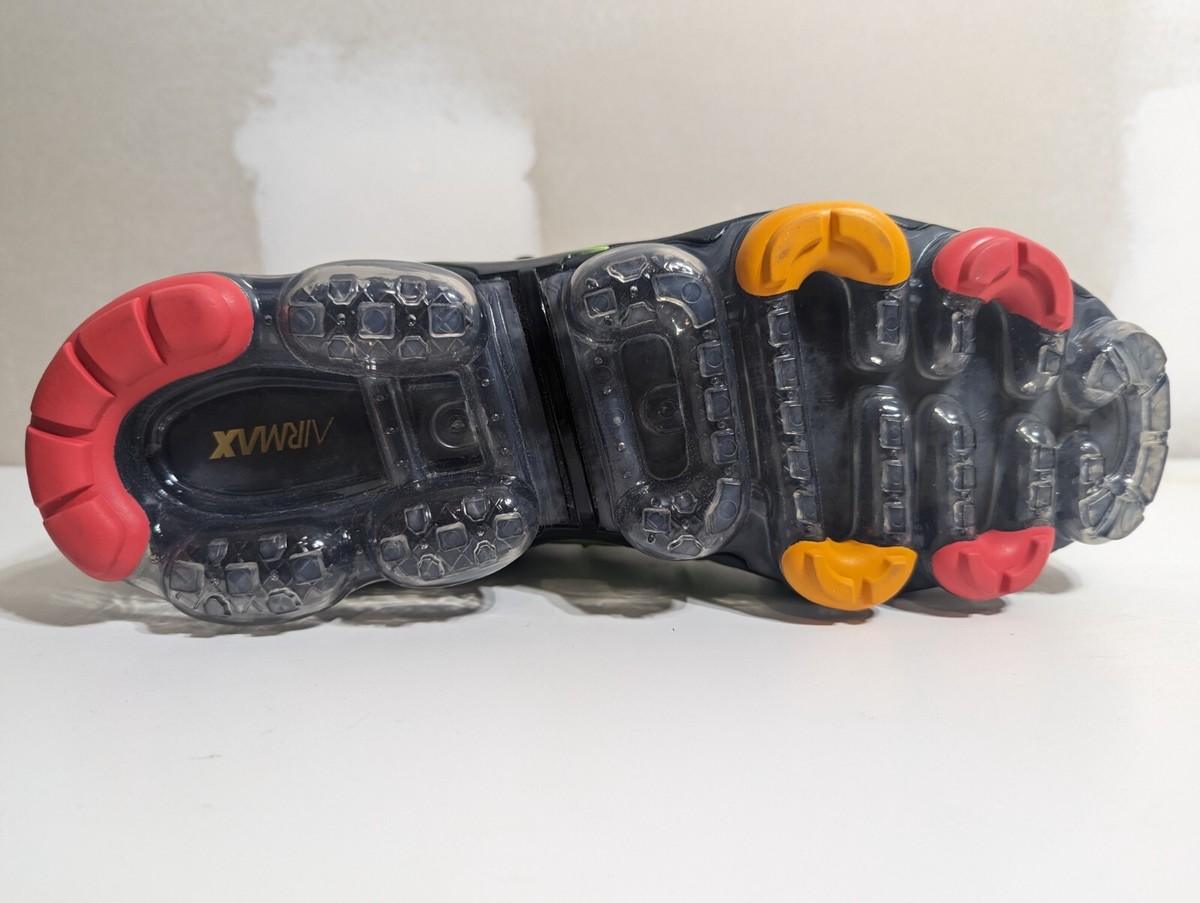 Nike Air Vapormax Plus Mens 10.5 Shoe Black Ember Glow Electric Green CU4884-001 Nike Air Vapormax Plus Mens 10.5 Shoe Black Ember Glow  main image 2