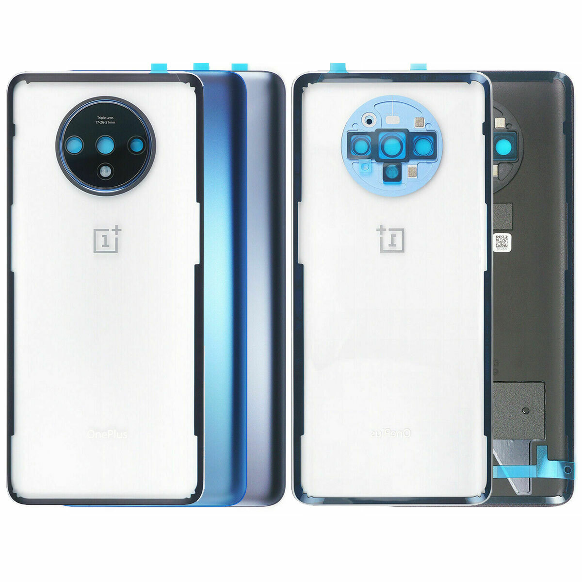 For OnePlus 7T Rear Housing Glass Battery Back Door Cover with