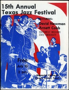 RARE 1975 15th Annual Texas Jazz Festival Program Guide Corpus Christi Texas
