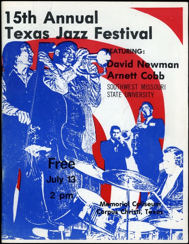RARE 1975 15th Annual Texas Jazz Festival Program Guide Corpus Christi Texas