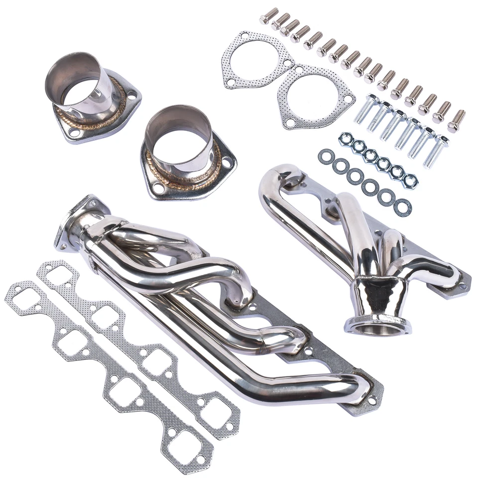 Stainless Steel Shorty Header for Ford 260 289 302 Mustang 302CU 5.0L 1964-1977 Foto 2 de 4