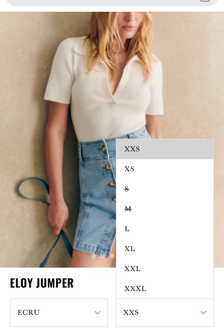Brand New Sezane Eloy Jumper Ecru Small, Sold Out image 9