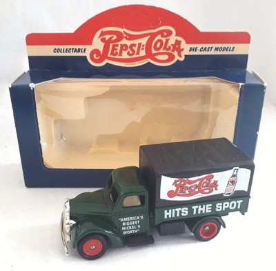 LLEDO 1939 FORD CANVAS BACK TRUCK PEPSI-COLA DIECAST BOXED 70002
