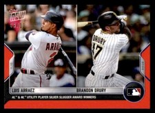 2022 Topps Now Red Parallel #OS-33 Luis Arraez Brandon Drury 9/10