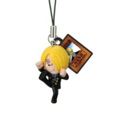 ONE PIECE - Wanted - Sanji Phone Strap Bandai