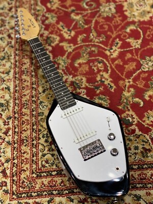 VOX MK5 MINI BK Black Short Scale Electric Guitar with Gig Bag for