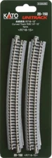 Kato 20-150 N Unitrack 28 1/4 Radius 15 deg Curve 4pcs