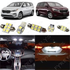 White LED interior lights package kit for 2015-2020 Kia Sedona/Sorento +Tool KS3