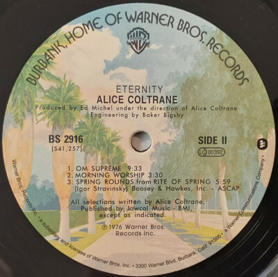 レア Alice Coltrane / Eternity Alice Coltrane – Eternity – Vinyl (180g, LP, Album + 2 more
