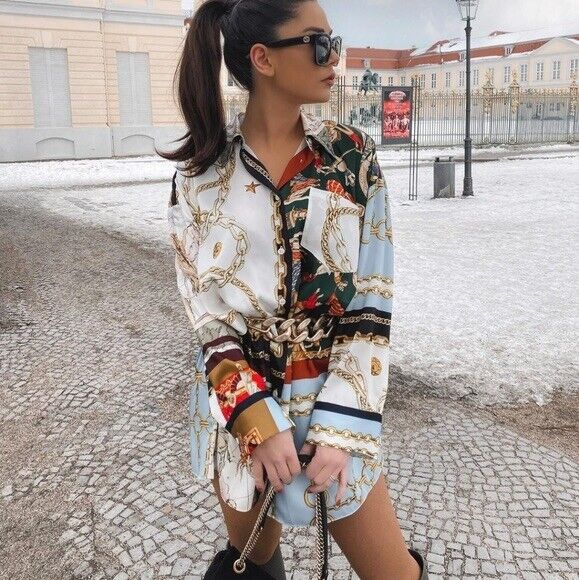 Zara Oversized Patchwork Shirt Blogger Fav 2330/008 | eBay Zara Oversized Patchwork Shirt Blogger Fav 2330/008 | eBay