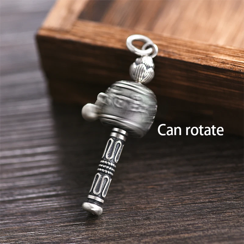 Buddhist prayer hotsell wheel necklace