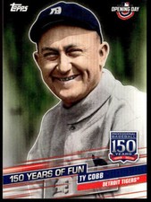 2019 Topps Opening Day #YOF-1 Ty Cobb 150 Years of Fun