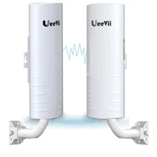 2-Pck 5.8G Wireless WIFI Bridge Point to Point Gigabit WIFI Internet Extender