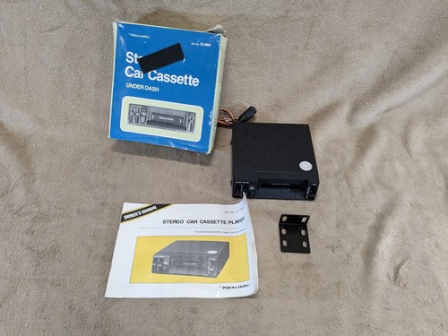 Realistic Stereo Car Cassette Under Dash Player Model # 12-1984 NOS
