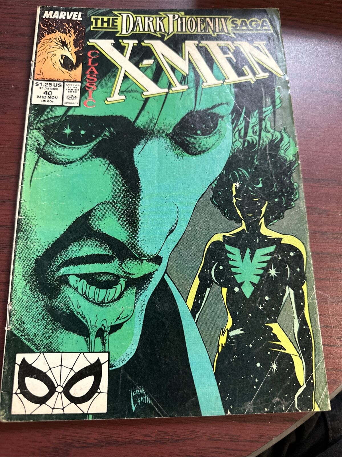 Classic X-Men #40 Dark Phoenix Saga 1989 Comic Marvel Comics