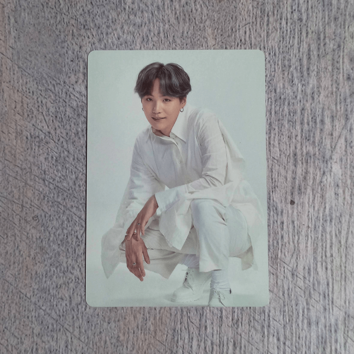 BTS Map of The Soul Tour Official Mini Photo Card - Suga