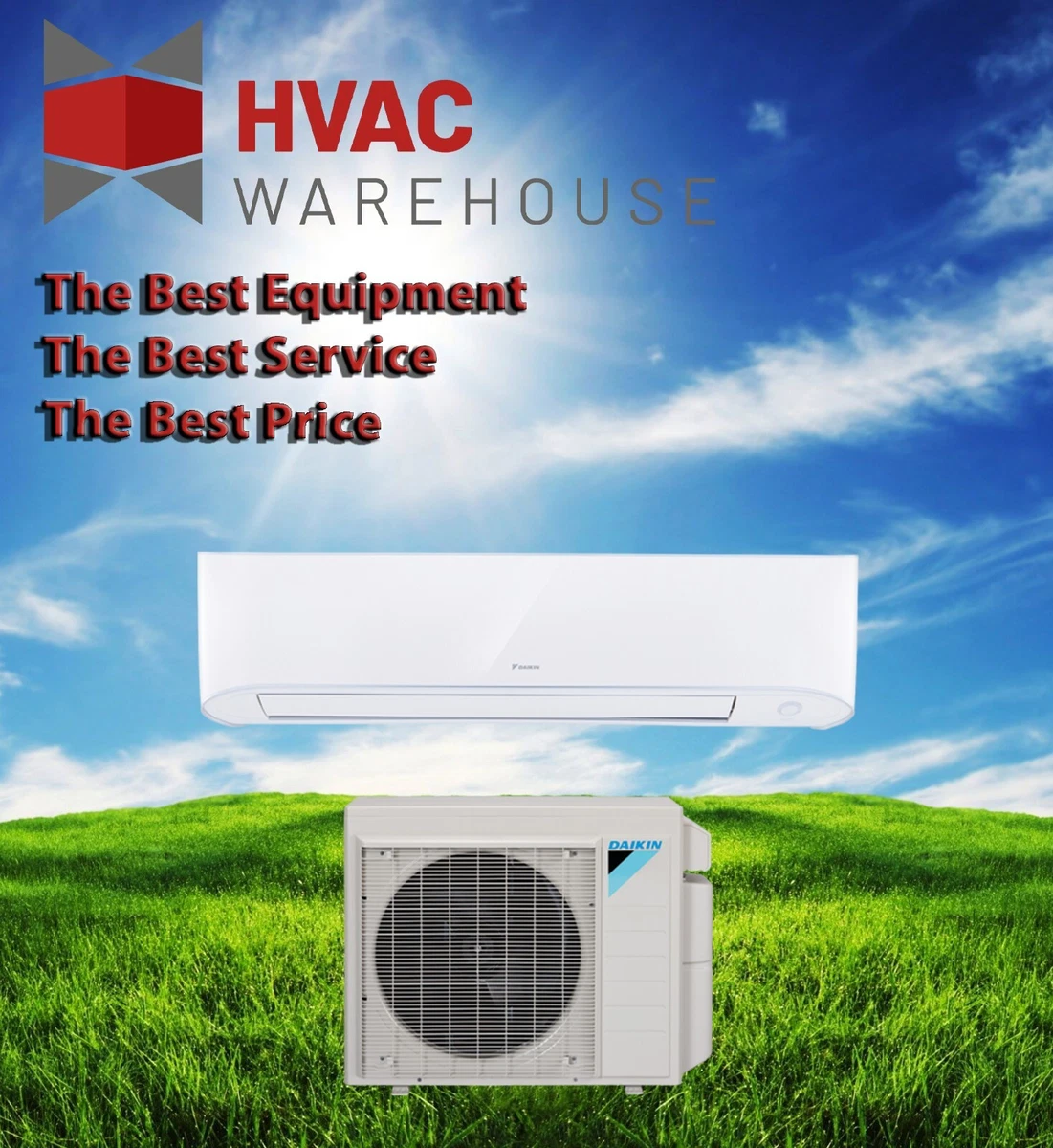24,000 BTU 17 SEER Single Zone Heat Pump Daikin Wall Mounted Mini-Split |  eBay