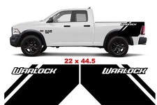 Compatible With Dodge Ram Warlock Hash Mark Style Bed Graphics Vinyl Decal