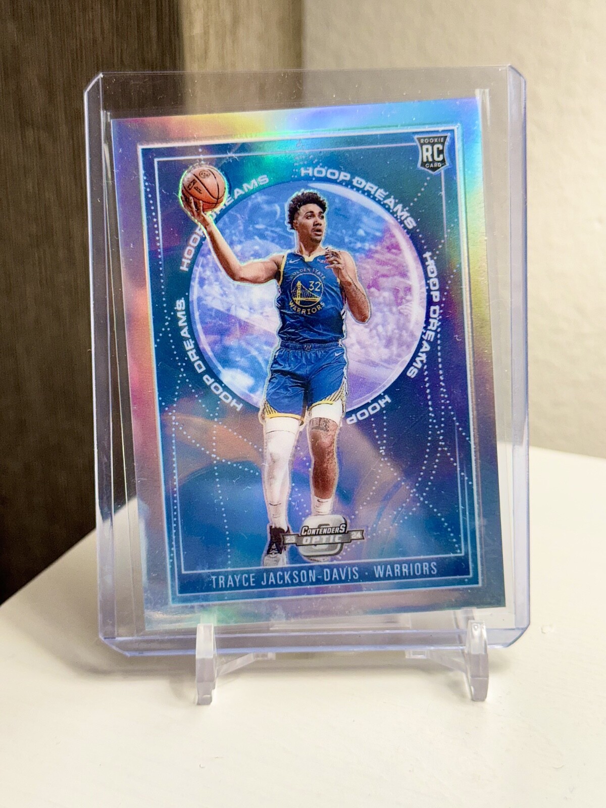 2023-24 Contenders Optic Trayce Jackson-Davis #1 Silver Prizm RC Hoop Dreams