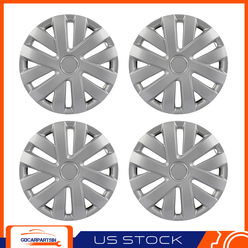 16 Inch Snap On Wheel Covers Hub Caps Set of 4 for R16 Rims