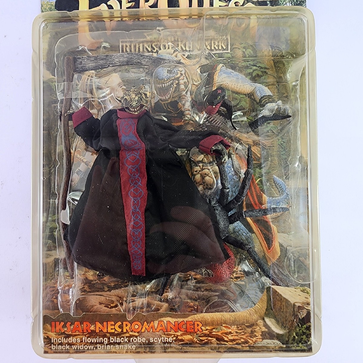 EverQuest Djaruul Maras フィギュア EverQuest A MALE IKSAR NECROMANCER Action Figure Series 1