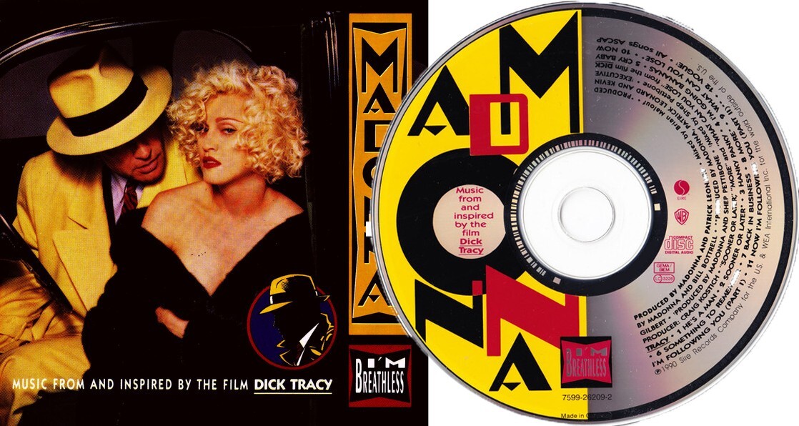 MADONNA CD I'm Breathless: Music from and Inspired By the Film Dick Tracy EARLY