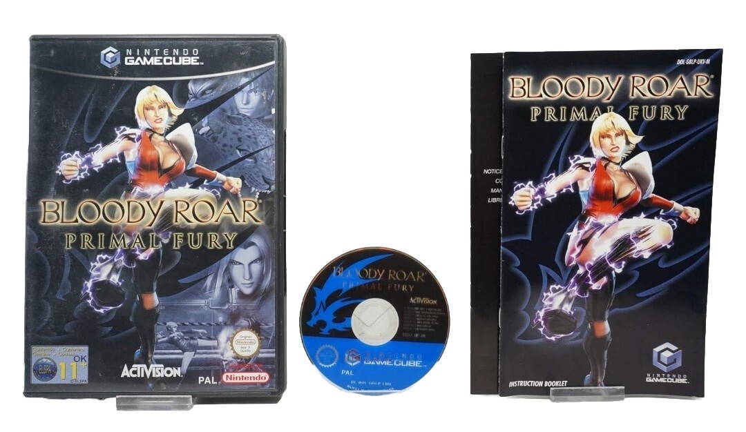 Bloody Roar Primal Fury Nintendo GameCube: PAL UK FIGHTING GAME