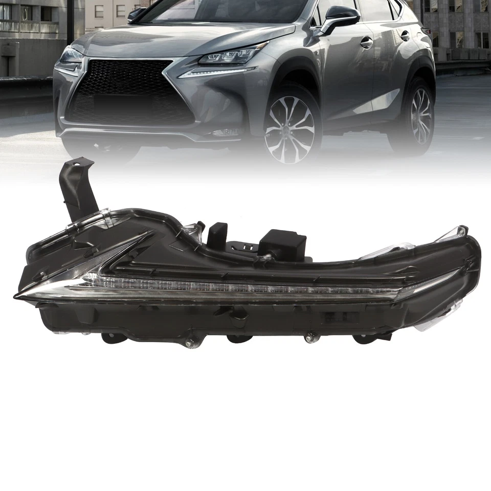 For 15-21 Lexus NX200t NX300 NX300h LED Fog Lamp DRL Daytime Running Light Left - Image 4 of 4