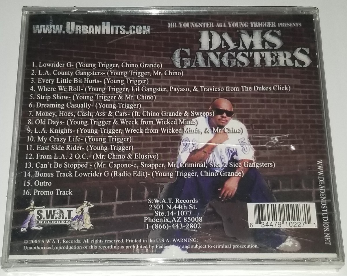 D4MS GANGSTERS SEALED RAP CD YOUNG TRIGGER G FUNK MR