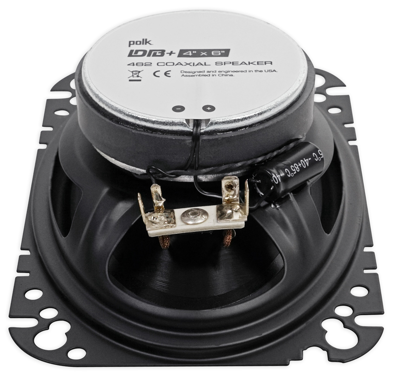 2 Автомобильные аудиосистемы Polk Audio DB462 4x6 мощностью 300 Вт для квадроцикловмотоцикловлодок Rockmat