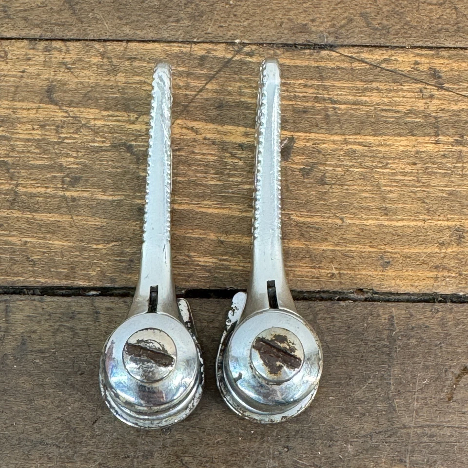 Juego de palanca de cambios de retrofricción simple vintage palanca de cambios fricción doble soldadura Foto 2 de 4