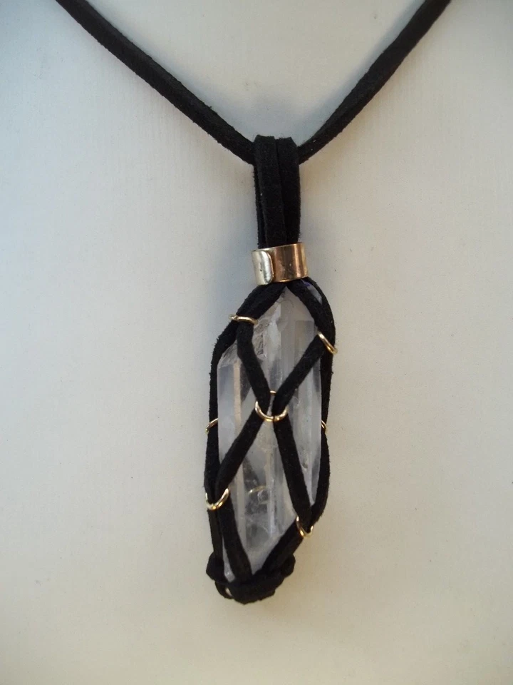 Nuevo Gargantilla Colgante Piedra Macramé Free People Negro $38 4836 Foto 4 de 4