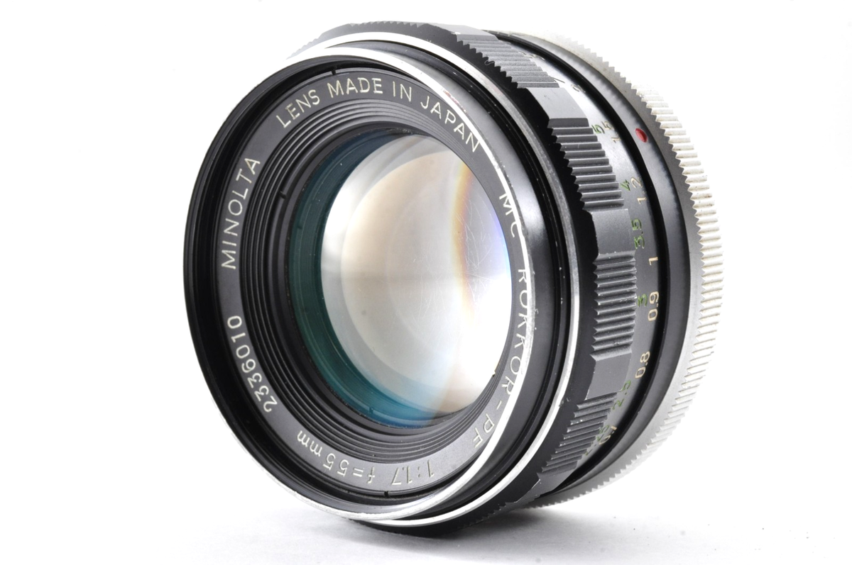 Minolta MC ROKKOR-PF 55mm F1.7 Standard MF Lens [EXC++++] #25221-7
