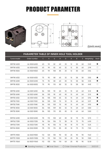 SFX BMT65 7240 Inner Hole Static Tool Holder Boring Bar Tool Holder QT500 - Picture 8 of 13