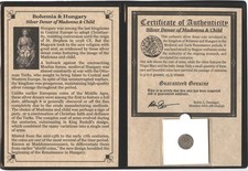 Hungary Silver Denar Madonna & Child / Virgin Mary & Christ Coin DELUXE ALBUM