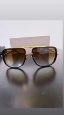 Dita MACH ONE Sunglasses Gold/ Black /Brown Authentic Retail Price 795 Worn 2x