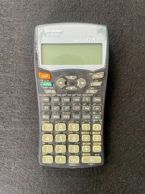 Sharp Taschenrechner, Schüler Rechner voll Funktionsfähig wenig Gebrauchsspuren