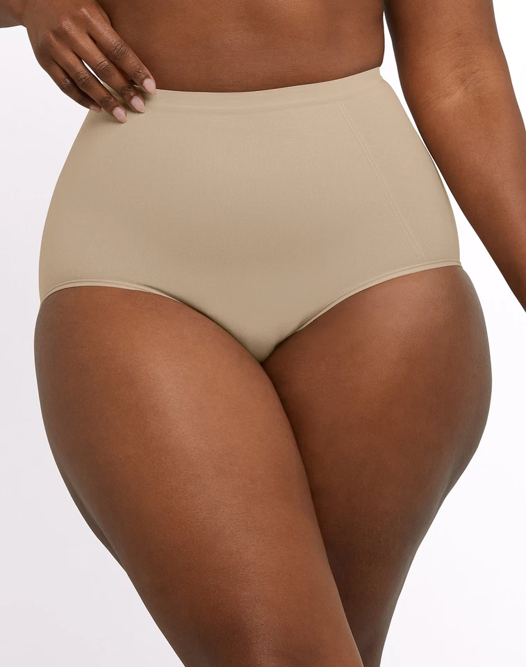 Bali Brief Panty 2-Pack Ultra Control Seamless Target Extra Firm Tummy Panel