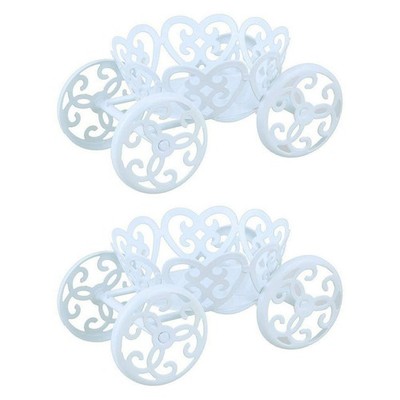 6-Pack Single Princess Carriage Cupcake Stand Holder Display X8U47700