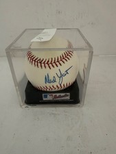 NED YOST MANAGER AUTOGRAPHED MAJOR LEAGUE BASEBALL