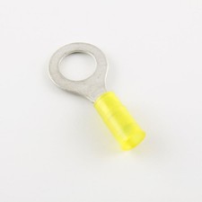 12-10 Ga. Nylon-Insulated Ring Terminals, 7/16" Stud - pack of 50