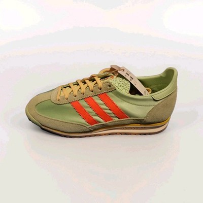 adidas SL 72 OG W Green Orange Nylon Low Top Sneaker Beige J10197 Women