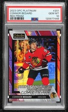 2023 O-Pee-Chee Platinum Marquee Rookies Red Prism /199 Connor Bedard PSA 10 4et
