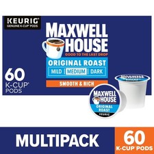 Medium Roast K-Cup Coffee Pods, 60 Count Box, Single-Serve Compatible with