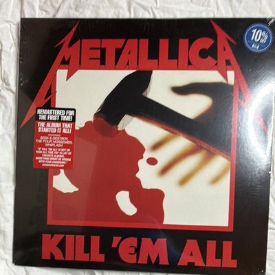 Metallica Kill Em All LP Vinyl Record Sealed Remastered Blackened Reissue