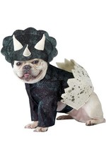 Dog Halloween Costume Dinosaur Body with Egg and Headpiece Horns PET20159 SIZE:M