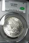 1882-S Morgan Dollar Silver ---- MS-65 CAC from Witterbrick Coin ---- #535C